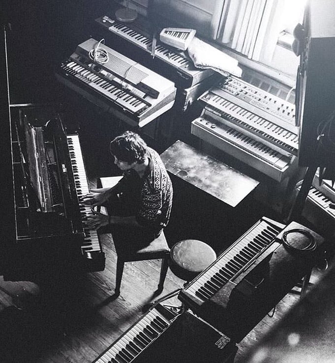 Me recording piano