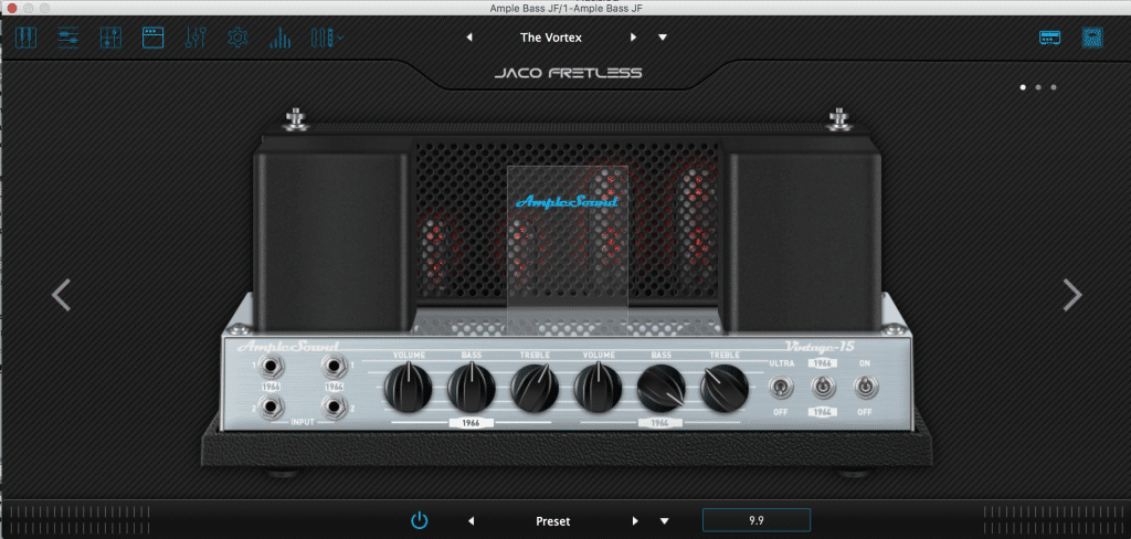 Amp simulator Ample Bass